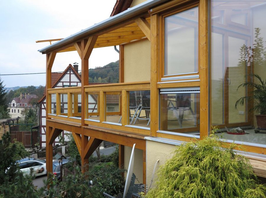 Einstöckiger Balkon