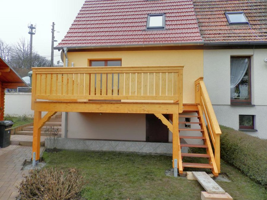 Einstöckiger Balkon