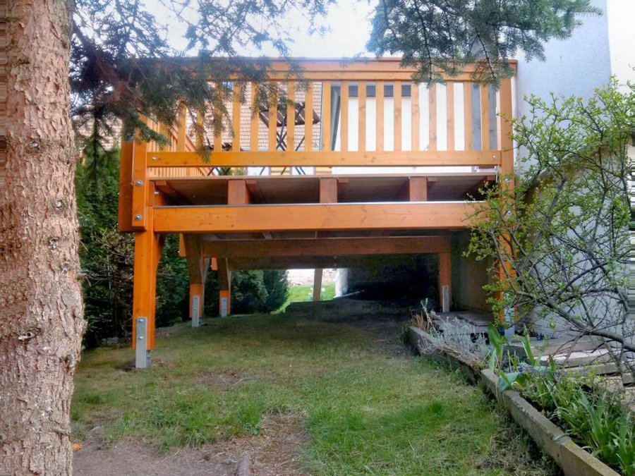 Einstöckiger Balkon