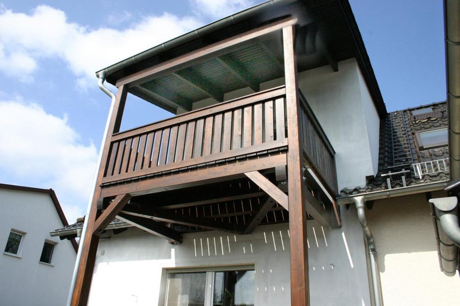 Einstöckiger Balkon