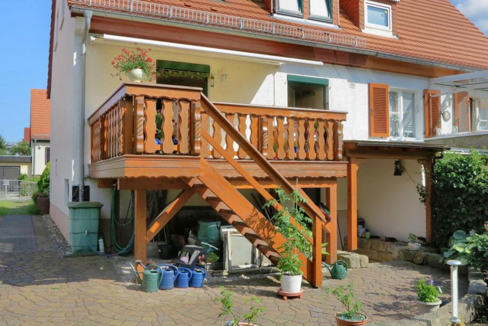Einstöckiger Balkon