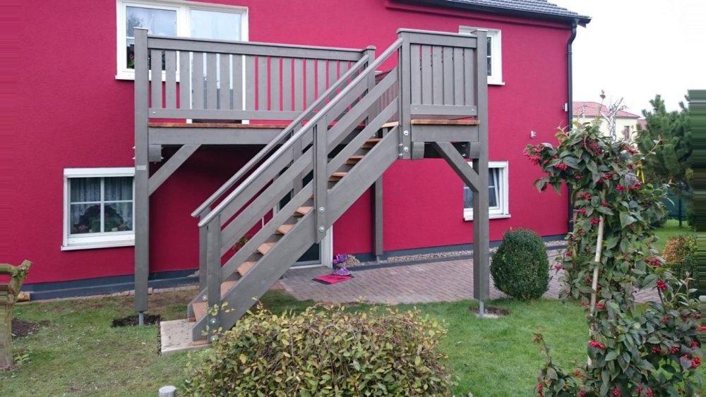 Einstöckiger Balkon