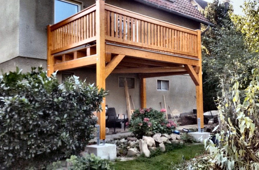 Einstöckiger Balkon