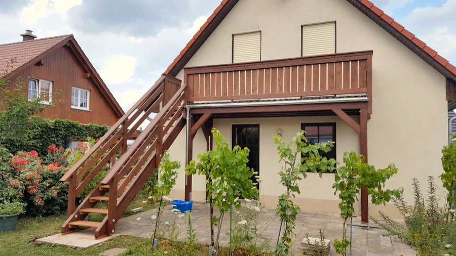 Einstöckiger Balkon