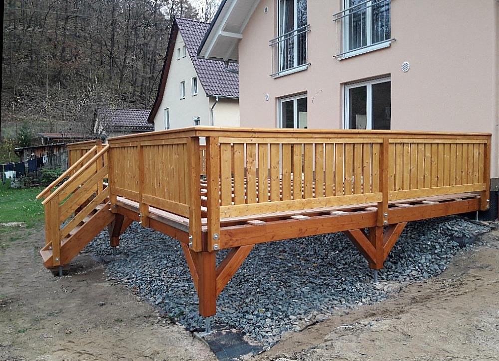 Einstöckiger Balkon
