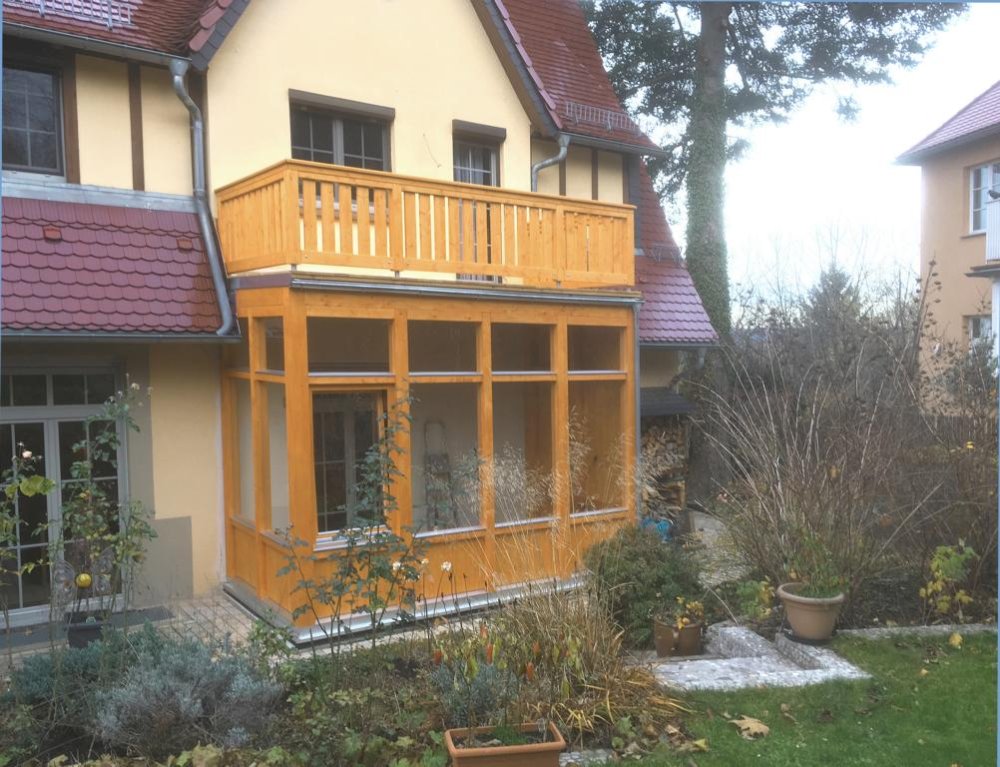 Einstöckiger Balkon