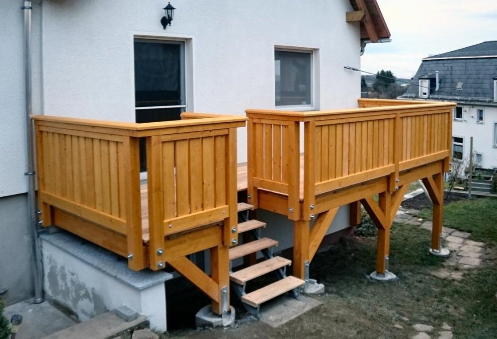 Einstöckiger Balkon