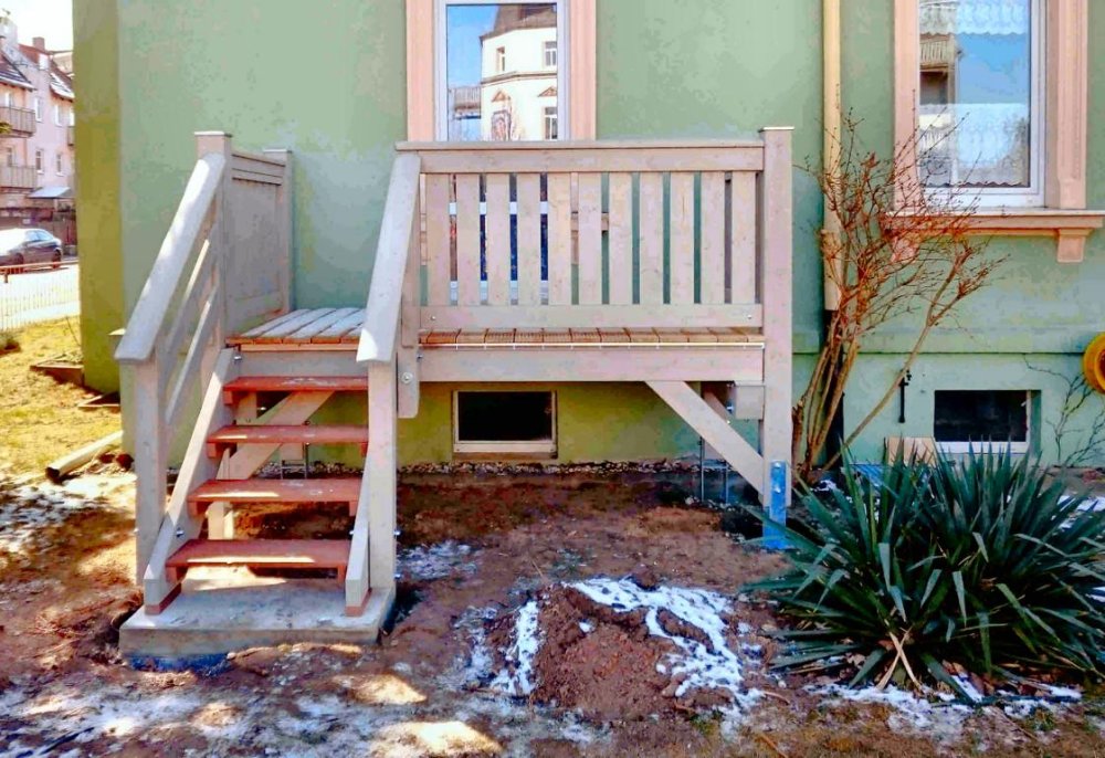 Einstöckiger Balkon