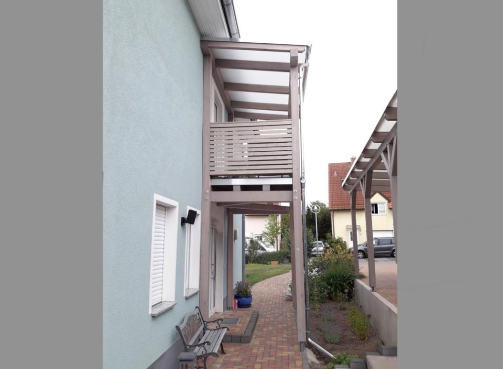 Einstöckiger Balkon