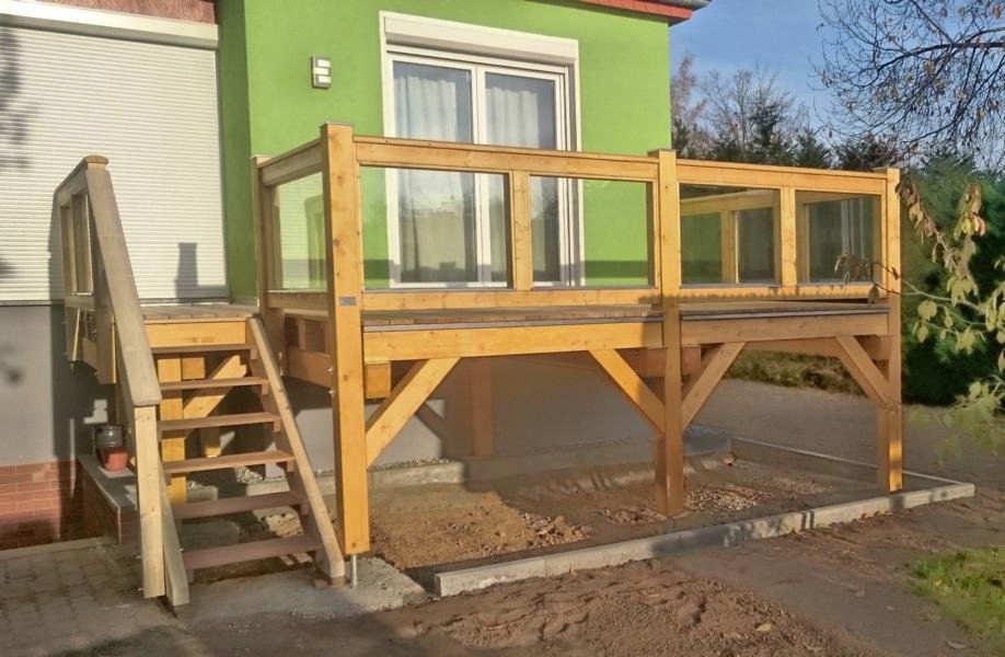 Einstöckiger Balkon