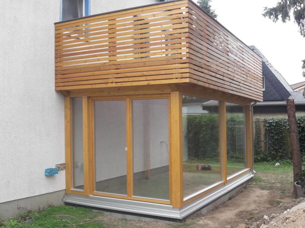 Einstöckiger Balkon