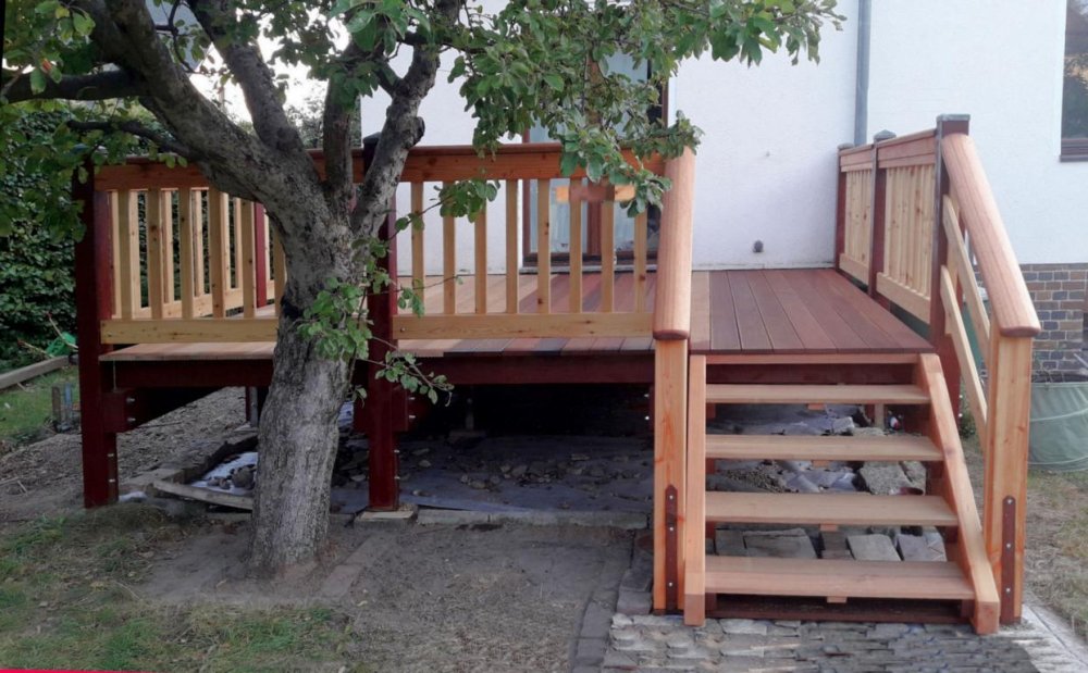 Einstöckiger Balkon