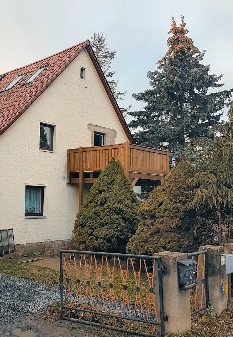 einstöckiger Balkon