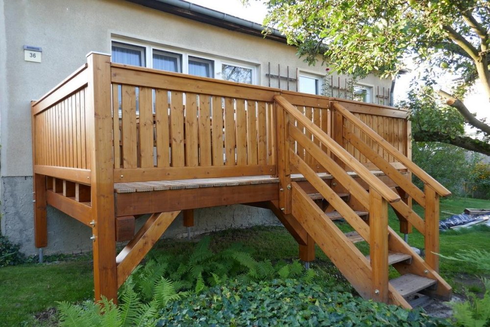 einstöckiger Balkon