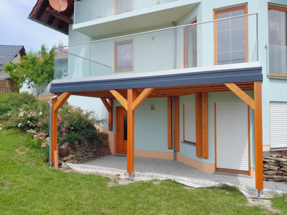 einstöckiger Balkon