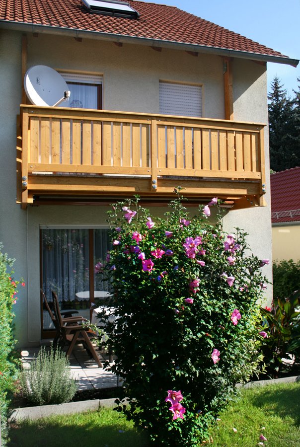 Historischer Hängebalkon