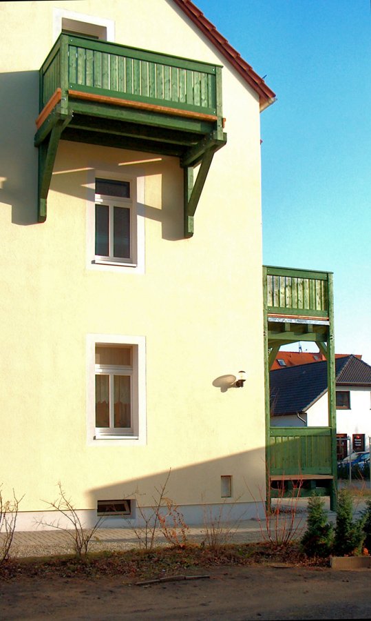 Historischer Hängebalkon