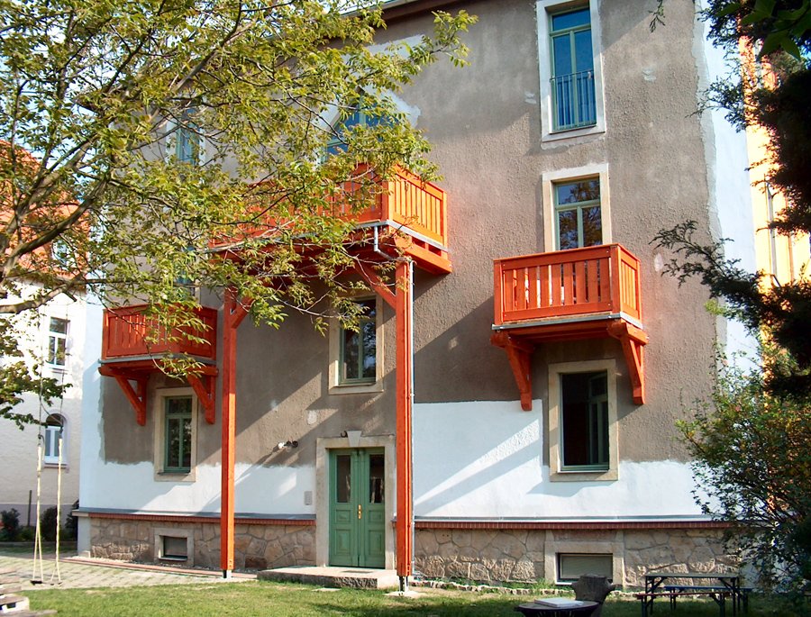 Historischer Hängebalkon