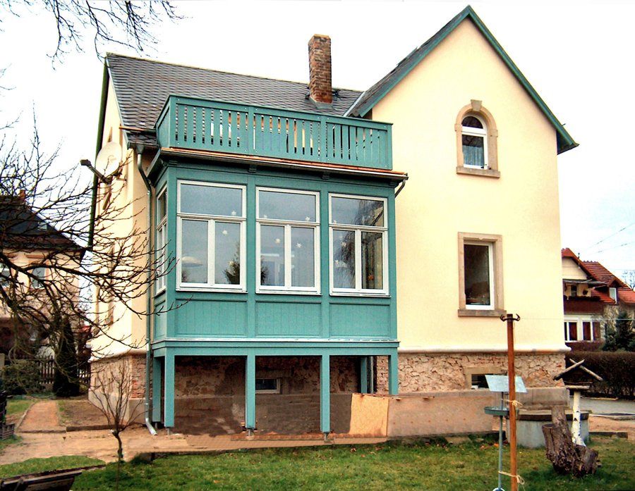 Historischer Hängebalkon