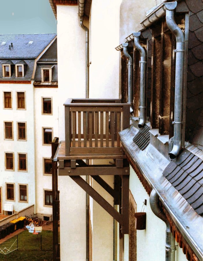 Historischer Hängebalkon