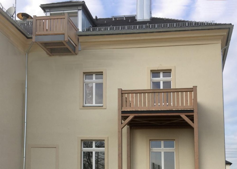 Historischer Hängebalkon